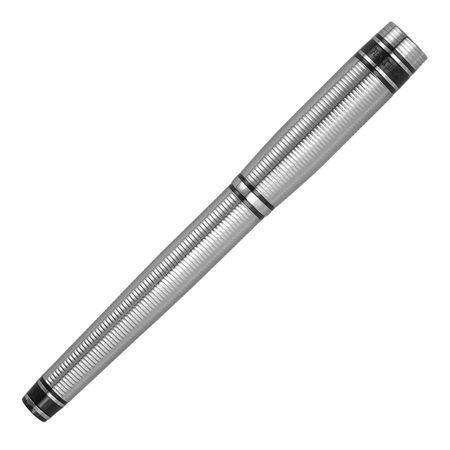 Rollerball pen Bold Stripe Chrome & Gun