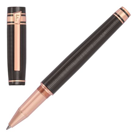 Rollerball pen Bold Stripe Gun & Rosegold