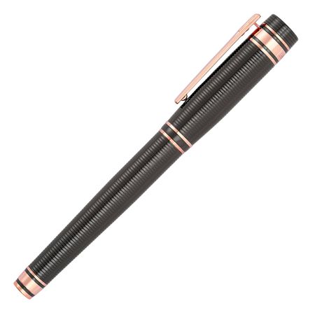 Rollerball pen Bold Stripe Gun & Rosegold