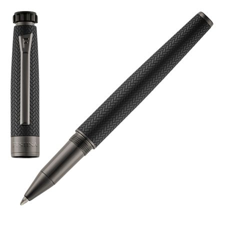 Rollerball pen Interlace Black