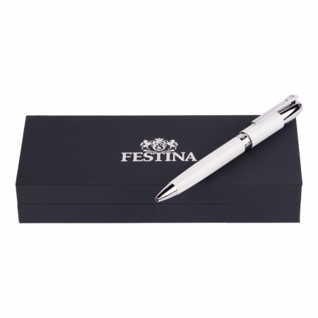 FSN1964F-4 Ballpoint pen Classicals Chrome White