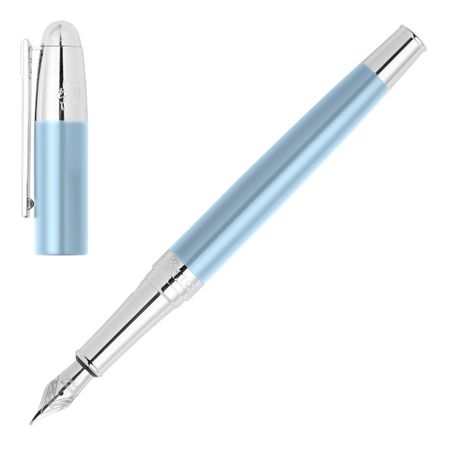 FSN3872M-4 Fountain pen Classicals Chrome Light Blue