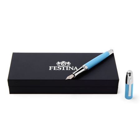 FSN3872M-6 Fountain pen Classicals Chrome Light Blue