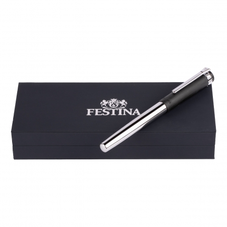 Fountain pen Prestige Chrome Black