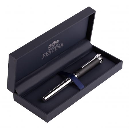 Fountain pen Prestige Chrome Black