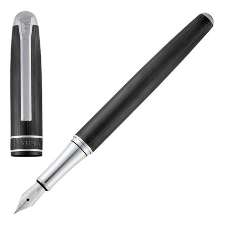 Fountain pen Classicals Brushed Black & Chrome