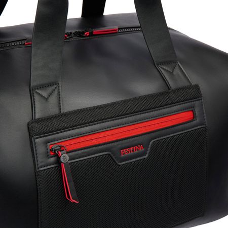 FTB528P-3 Travel bag Black Edition Red