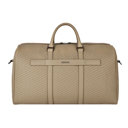 FTB629J-5 Travel bag Interlace Taupe