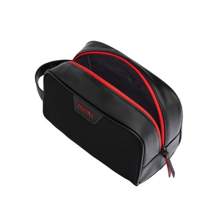 Toiletry Bag Black Edition Red