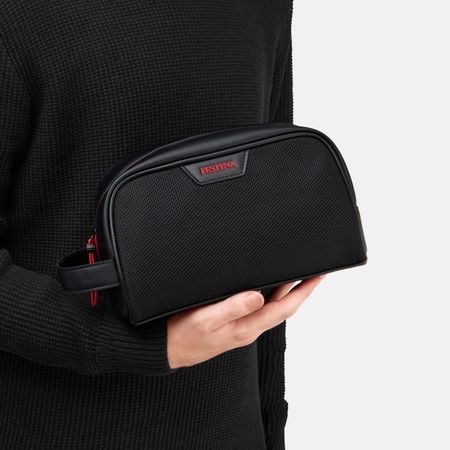 Toiletry Bag Black Edition Red