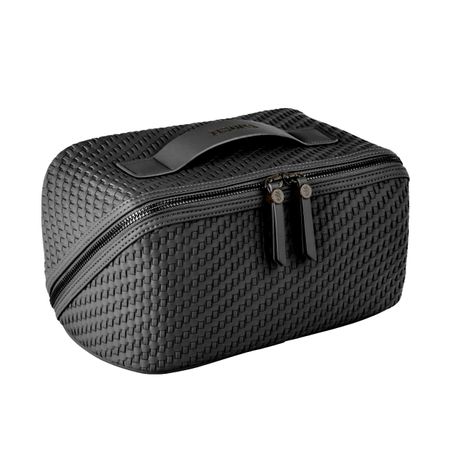 FTC629A-3 Toiletry Bag Interlace Black