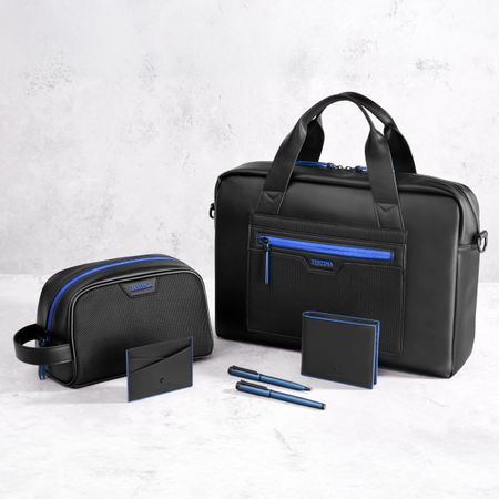 FTD528L-9 Document bag Black Edition Blue