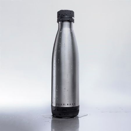 HUGO BOSS Isothermal flask Gear Matrix Silver