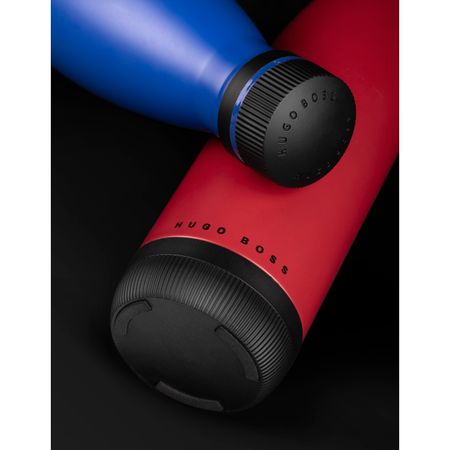 HAI107L-4 HUGO BOSS Isothermal flask Gear Matrix Blue