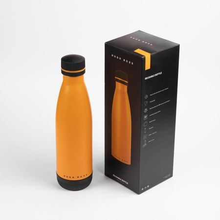 HAI107S-4 HUGO BOSS Isothermal flask Gear Matrix Yellow