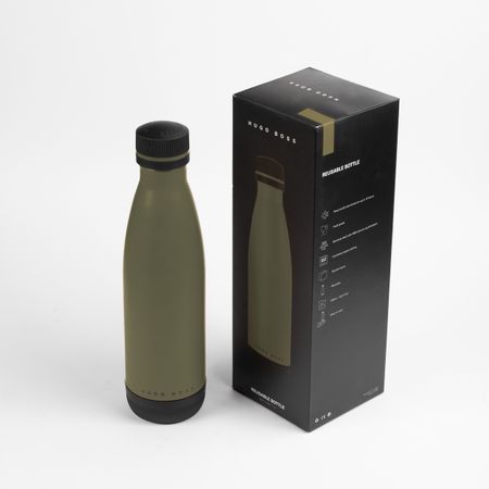 HAI107T-4 HUGO BOSS Isothermal flask Gear Matrix Khaki