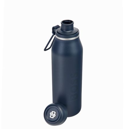 BOSS Isothermal flask Double B Navy & Chrome