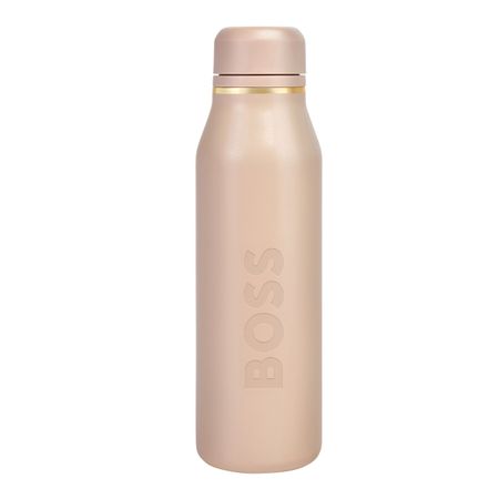 BOSS Isothermal flask Double B Nude & Gold