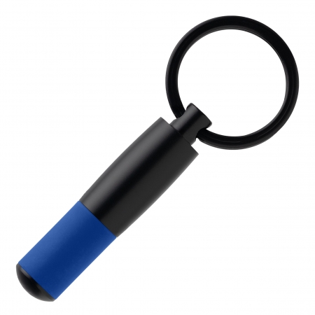 HAK007L-3 HUGO BOSS Key ring Gear Matrix Blue