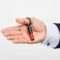 HAK007P-4 HUGO BOSS Key ring Gear Matrix Red
