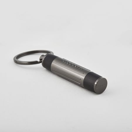 HUGO BOSS Key ring Gear Ribs Black