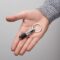 HAK410A-2 HUGO BOSS Key ring Pure Iconic Black