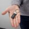 BOSS Key ring Classic Grained Black