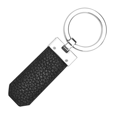 BOSS Key ring Classic Grained Black