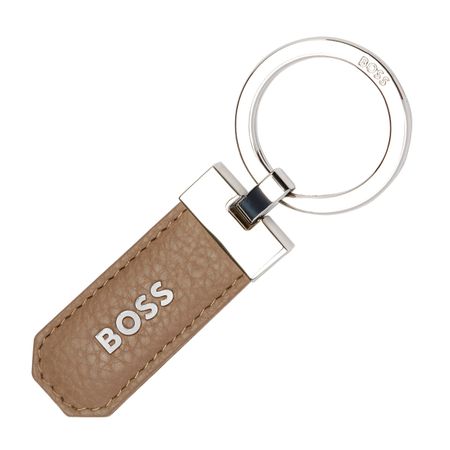 BOSS Key ring Classic Grained Camel