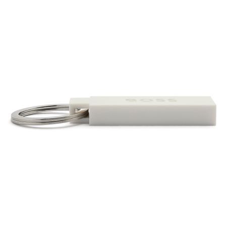 HAK421W-4 BOSS Key ring Edge Iconic White
