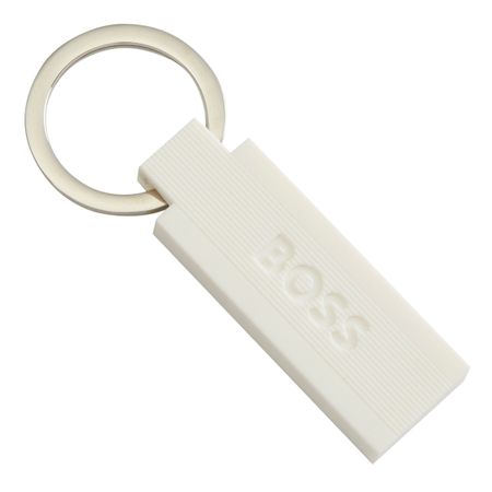 HAK421W-5 BOSS Key ring Edge Iconic White