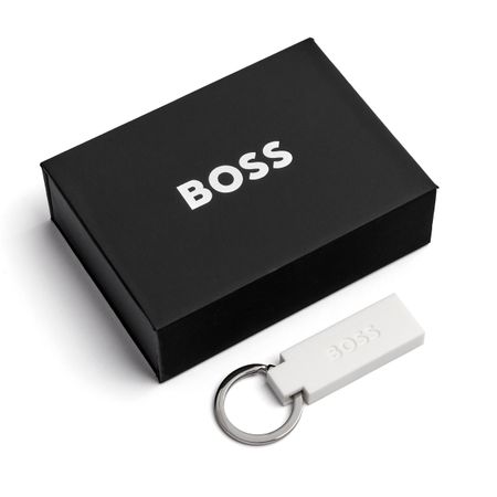 HAK421W-6 BOSS Key ring Edge Iconic White