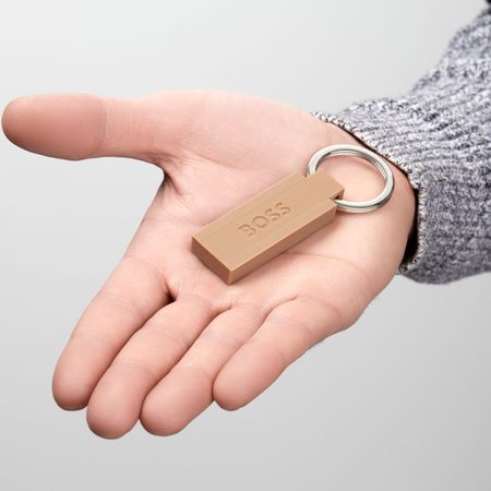 BOSS Key ring Edge Iconic Camel