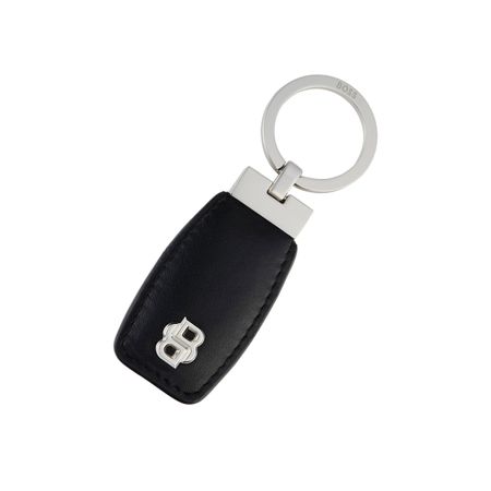 BOSS Key ring Double B Black & Chrome