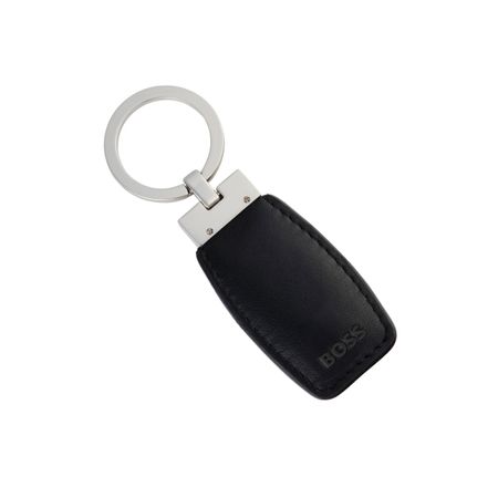 BOSS Key ring Double B Black & Chrome