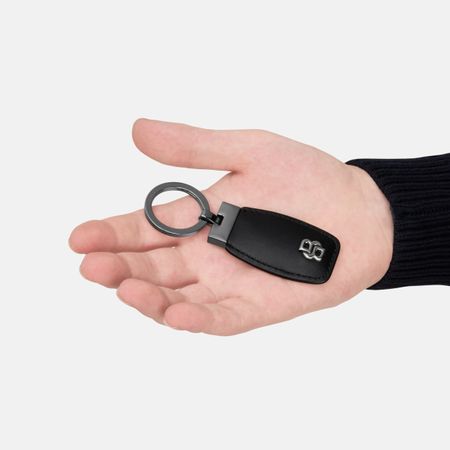 BOSS Key ring Double B Black & Gun