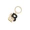 HAK520A-1 BOSS Key ring Double B Black & Gold