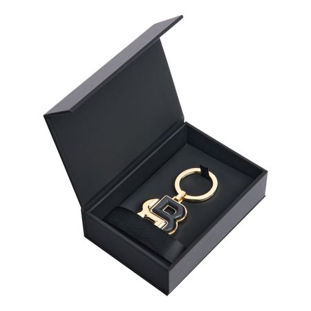 HAK520A-5 BOSS Key ring Double B Black & Gold