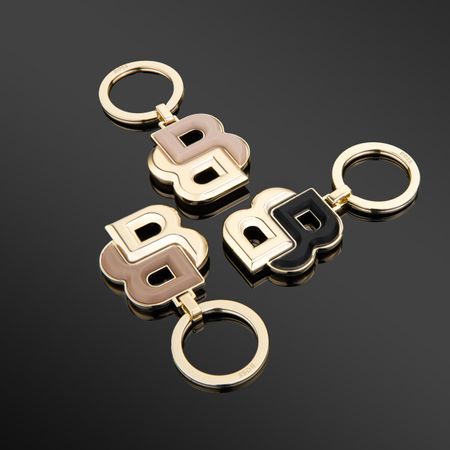 BOSS Key ring Double B Camel