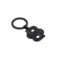 BOSS Key ring Double B Matt Black