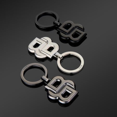 BOSS Key ring Double B Matt Black