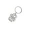 HAK567B-1 BOSS Key ring Double B Shinny Chrome