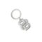 HAK567B-4 BOSS Key ring Double B Shinny Chrome