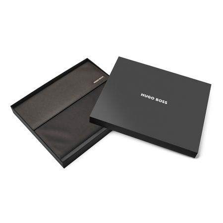 HUGO BOSS Folder A4 Pinstripe Black