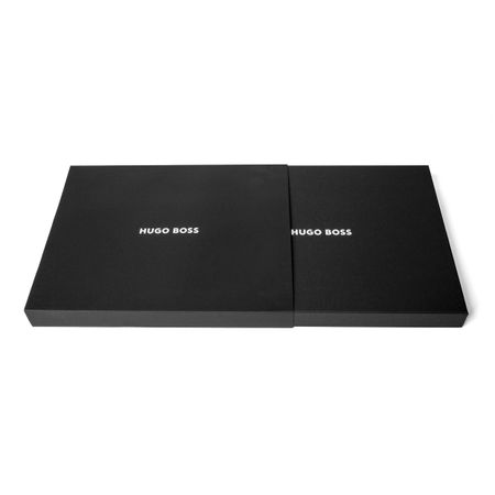 HUGO BOSS Folder A4 Pinstripe Black