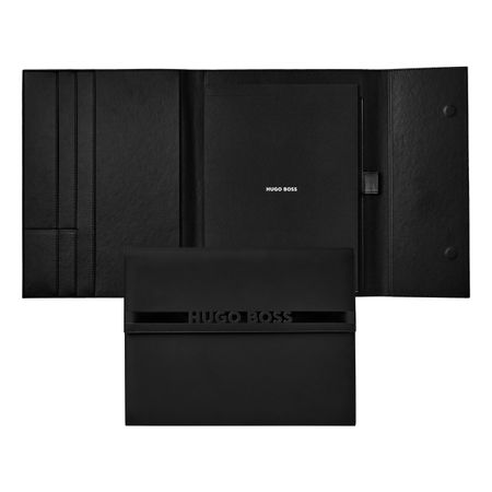 HUGO BOSS Folder A4 Cloud Matte Black