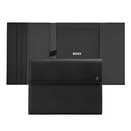 BOSS Folder A4 Double B Black & Gun
