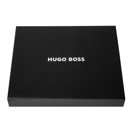 HUGO BOSS Folder A5 Pinstripe Black