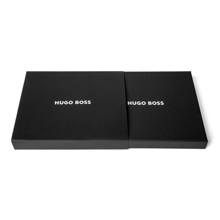 HUGO BOSS Folder A5 Pinstripe Black