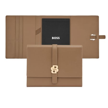 BOSS Folder A5 Double B Camel